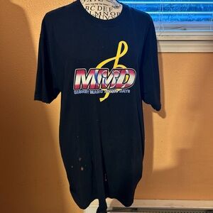 VINTAGE Y2K 2005 Disney MMD Disneyland 50th Anniversary Black T-Shirt